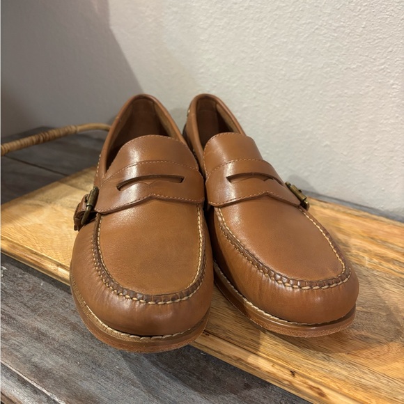 G.H. BASS Weejuns Brown Leather Upper and sole Handcrafted Men’s Loafer sz 11 D - Picture 2 of 10